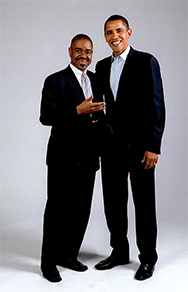 Hyacinth C. Ahuruonye and President Obama